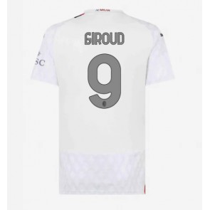 Lacne Ženy Futbalové dres AC Milan Olivier Giroud #9 2023-24 Krátky Rukáv - Preč